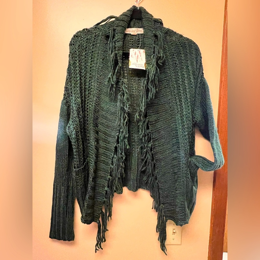 Green Women's Cardigan